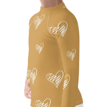 Yellow Hearts Child Compression Shirt - Busy Body Kids