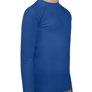 Blue Youth Compression Shirt - Busy Body Kids