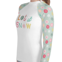 "Let It Snow" Youth Compression Shirt - Busy Body Kids