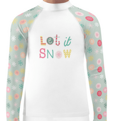 "Let It Snow" Child Compression Shirt - Busy Body Kids