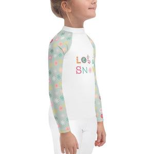 "Let It Snow" Child Compression Shirt - Busy Body Kids