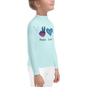 Peace Love Autism Child Compression Shirt - Busy Body Kids